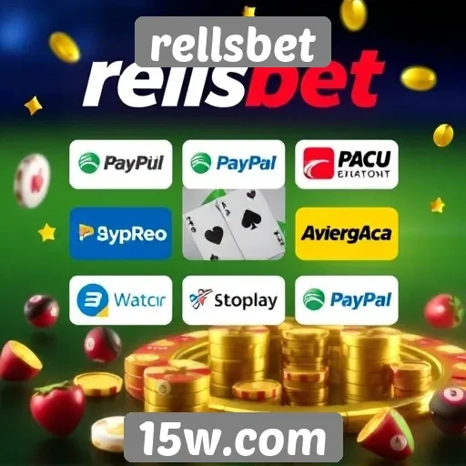 Opcões de pagamento disponíveis no rellsbet